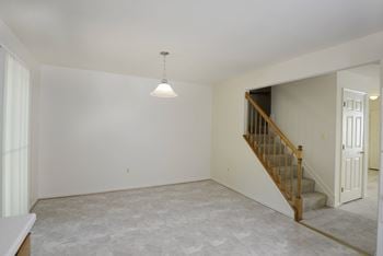 An empty living room 
